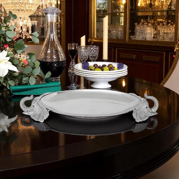 Arthur Court Elephant Centerpiece Tray
