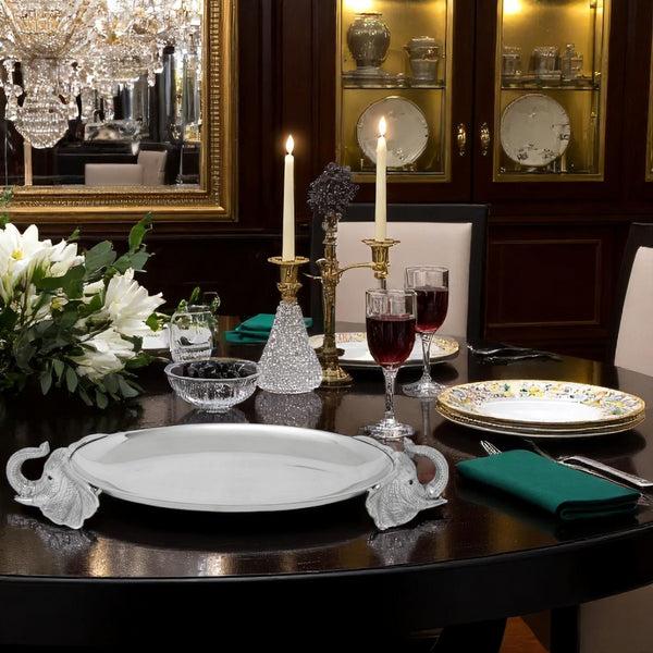 Arthur Court Elephant Centerpiece Tray