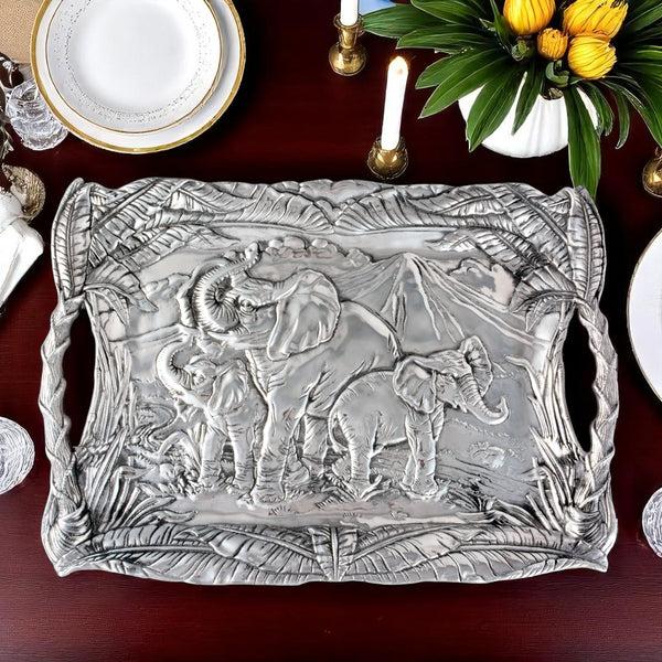 Arthur Court Elephant Clutch Tray