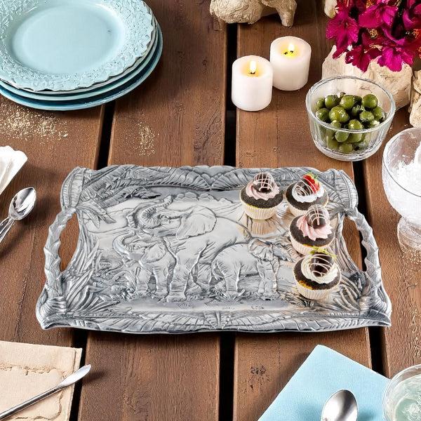 Arthur Court Elephant Clutch Tray