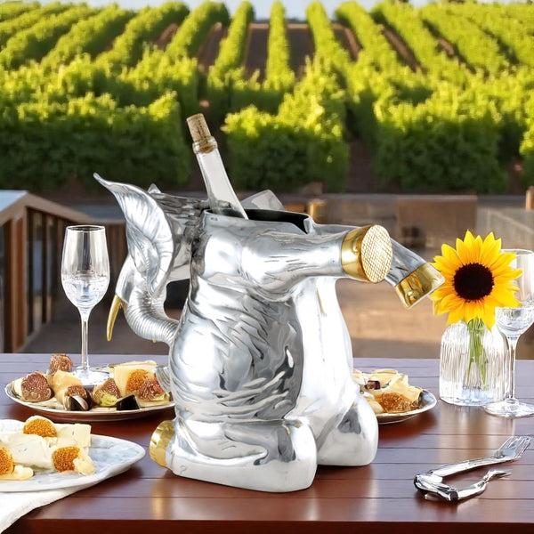 Arthur Court Elephant Ice/Wine Buckets