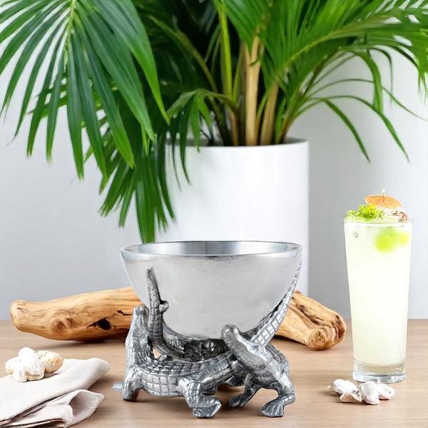 Arthur Court Elevated Alligator Bowl 5.5 Inches