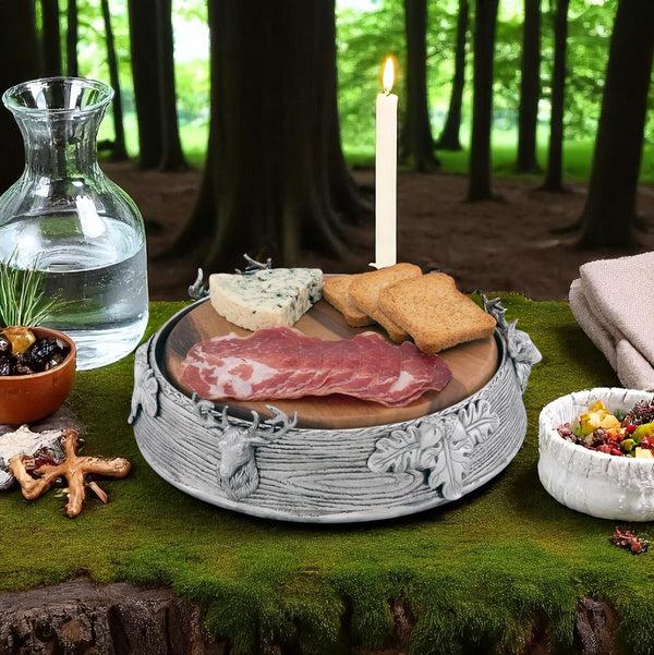 Arthur Court Elk Cheese Pedestal