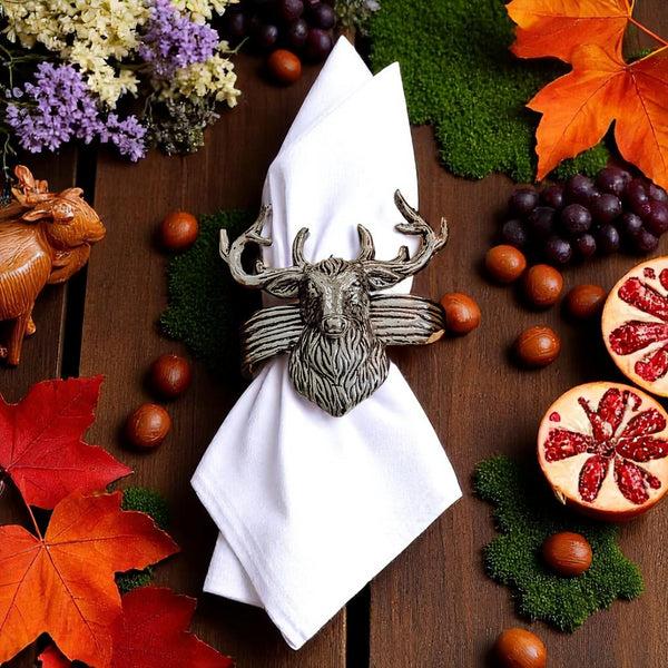 Arthur Court Elk Head Napkin Rings