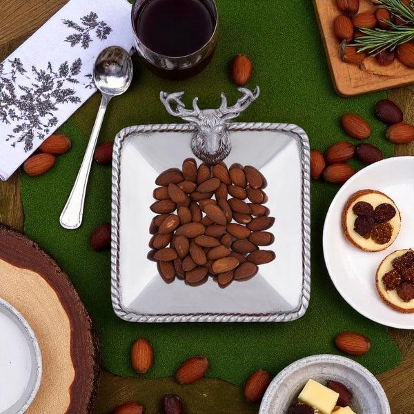 Arthur Court Elk Head Nut Bowl