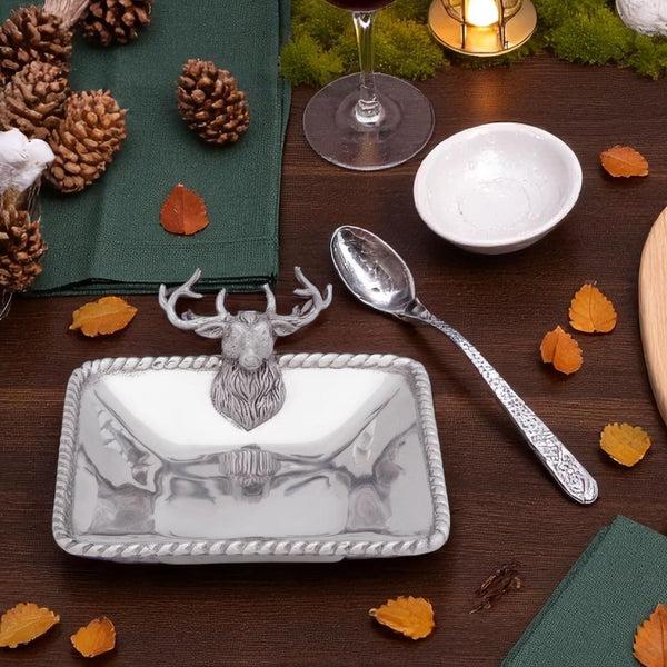 Arthur Court Elk Head Nut Bowl