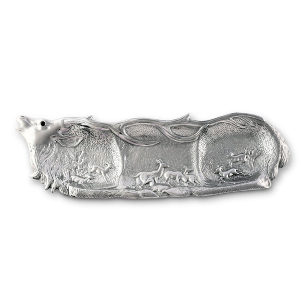arthur court Elk Herd Oblong Tray
