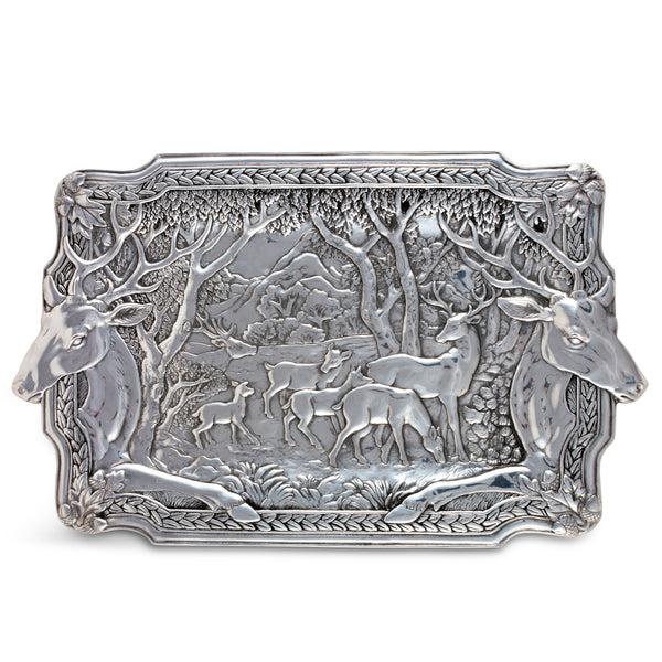 arthur court Elk Herd Oblong Tray