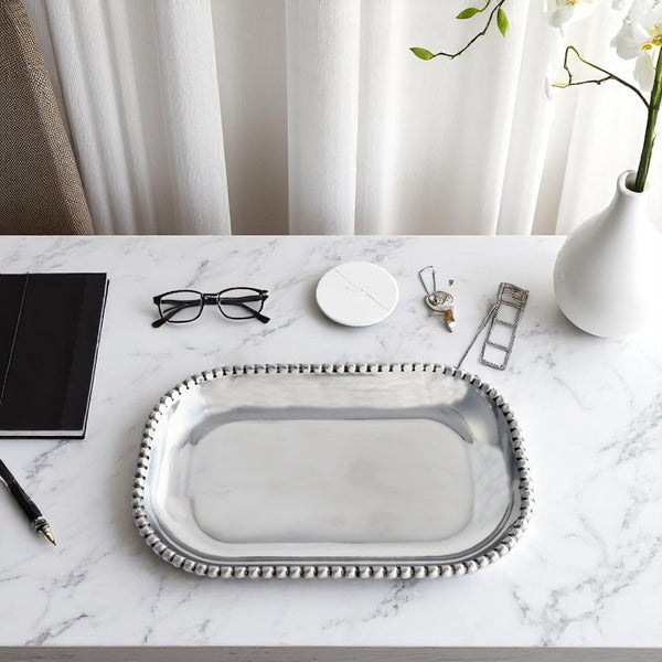 Arthur Court Engravable Beaded Catch All