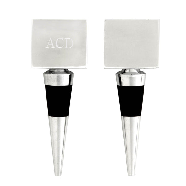 arthur court Engravable Square Bottle Stopper