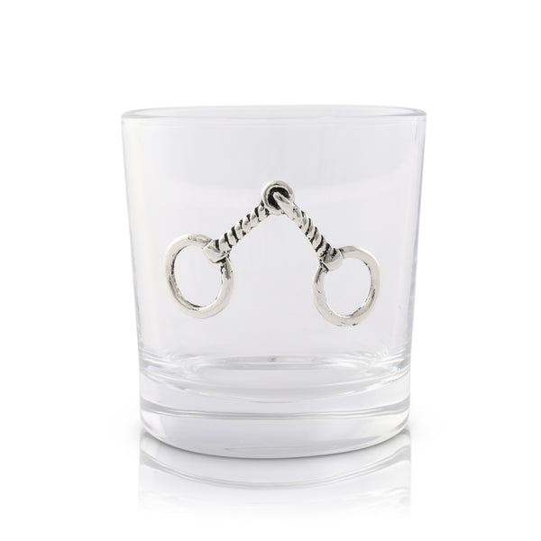 Arthur Court Equestrian Bit Bar Glasses Set Of 4