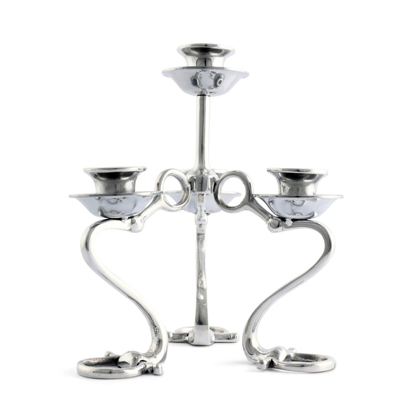arthur court Equestrian Bit Four Light Candlestick