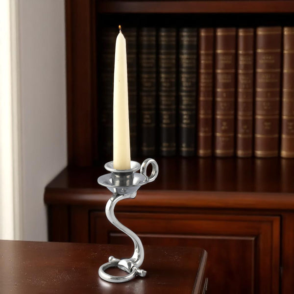 Arthur Court Equestrian Bit Single Candlestick