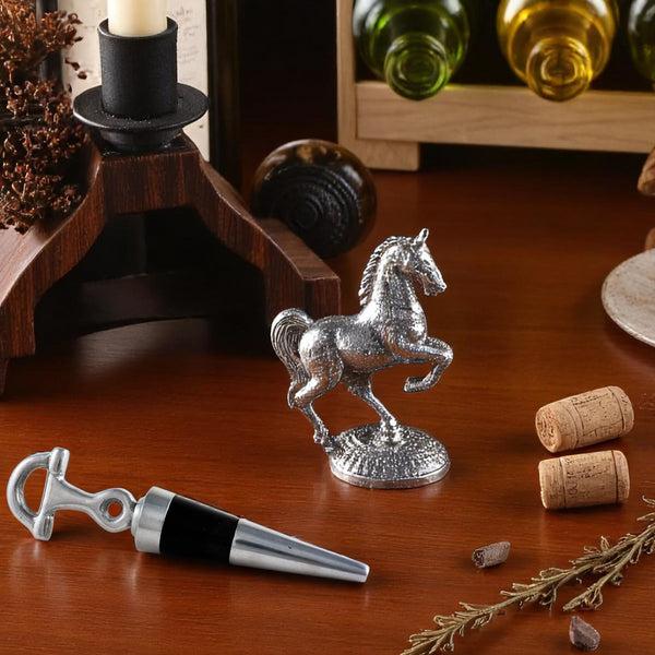 Arthur Court Equestrian Bottle Stopper