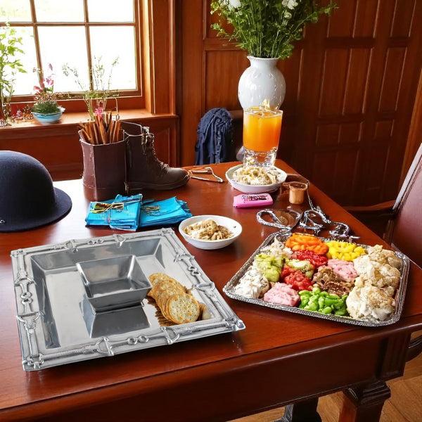 Arthur Court Equestrian Chip And Dip