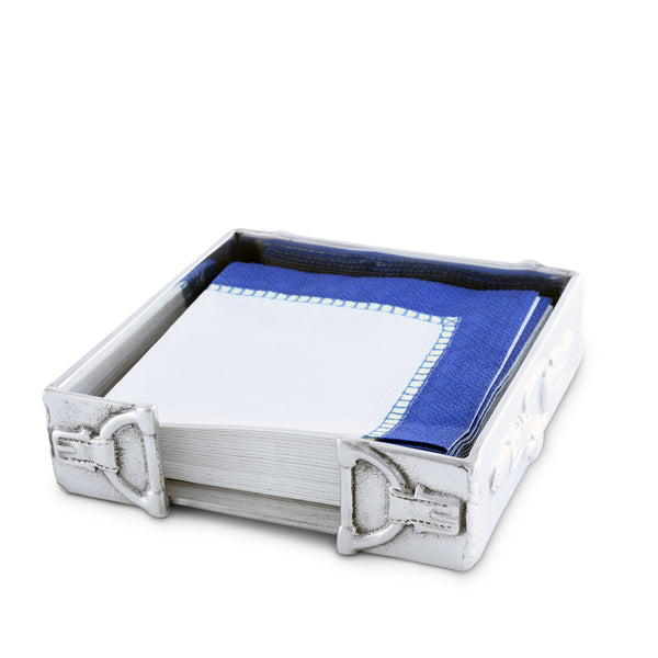 arthur court Equestrian Cocktail Napkin Box