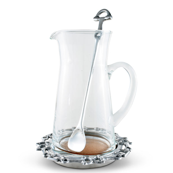 Arthur Court Equestrian Pitcher Set