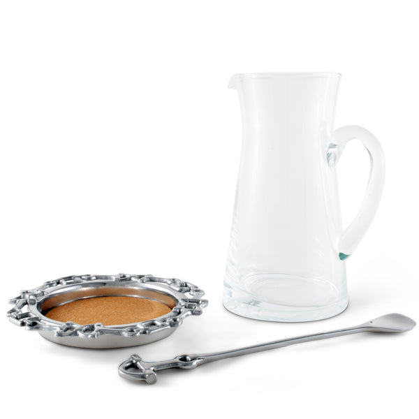 arthur court Equestrian Pitcher Set