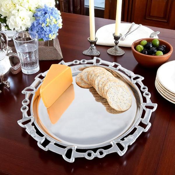 Arthur Court Equestrian Round Tray 12