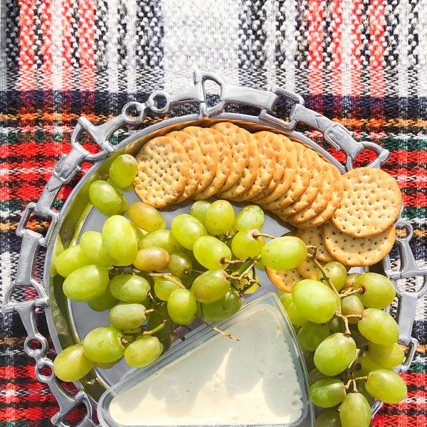 Arthur Court Equestrian Round Tray 12