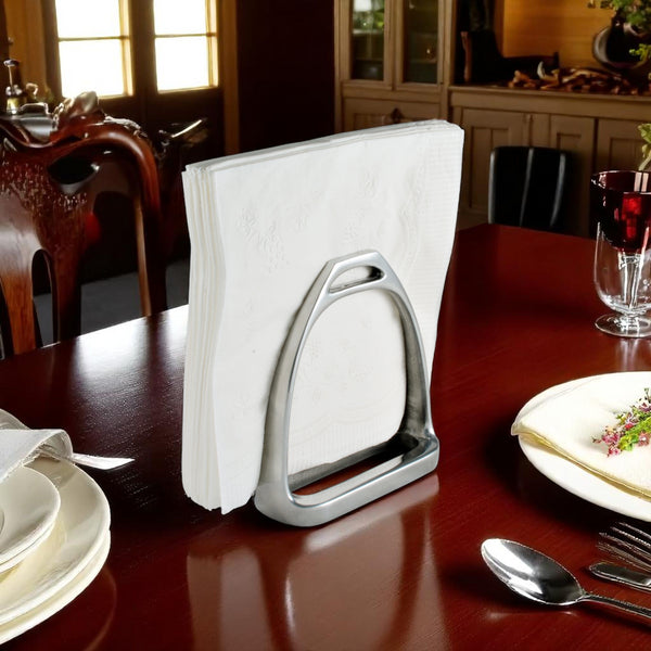 Arthur Court Equestrian Stirrup Napkin Holder