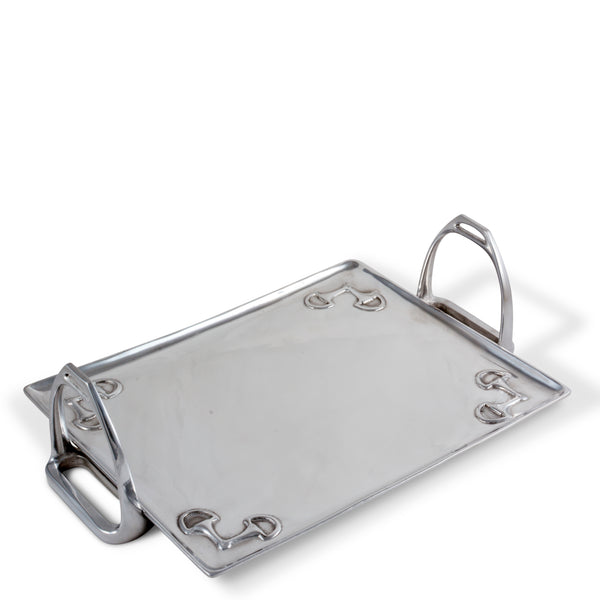 arthur court Equestrian Stirrup Tray - Large