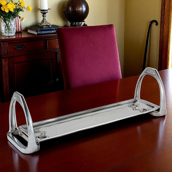 Arthur Court Equestrian Stirrup Tray - Small