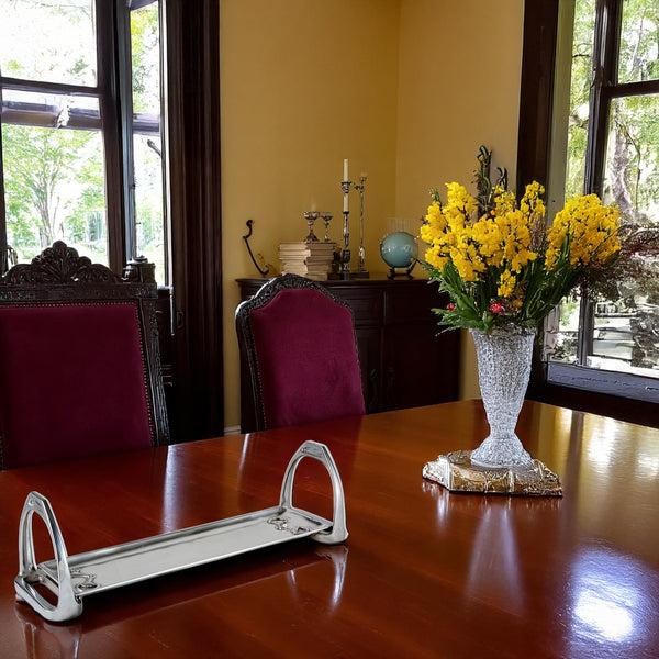Arthur Court Equestrian Stirrup Tray - Small