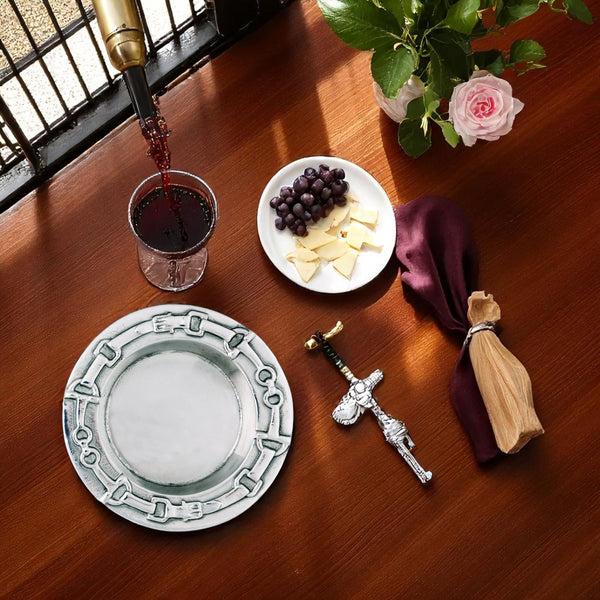 Arthur Court Equestrian Wine Coaster