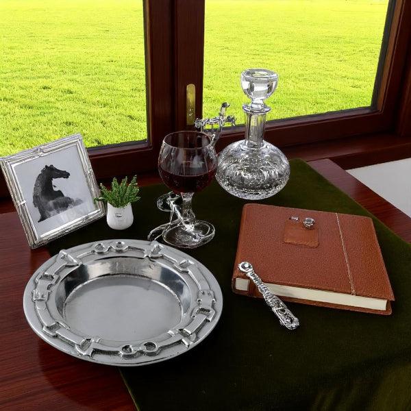 Arthur Court Equestrian Wine Coaster