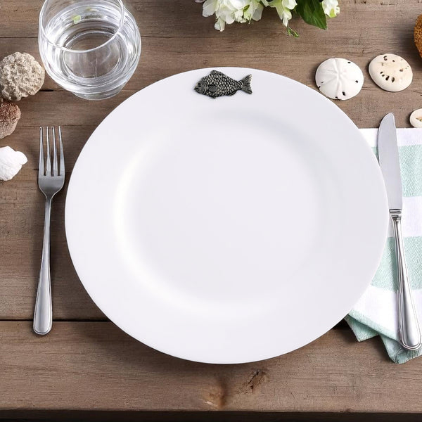 Arthur Court Fish Melamine Lunch Plates - Set Of 4