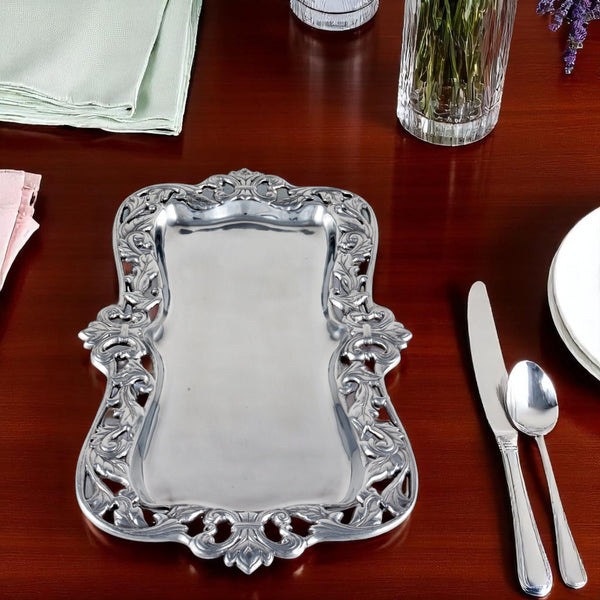 Arthur Court Fleur-De-Lis Acanthus Oblong