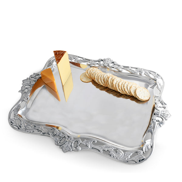 arthur court Fleur-De-Lis Acanthus Platter