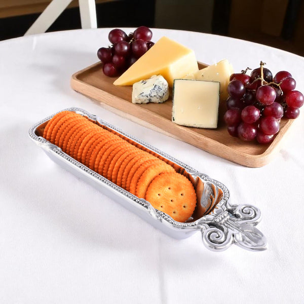 Arthur Court Fleur De Lis Cracker Serving Tray
