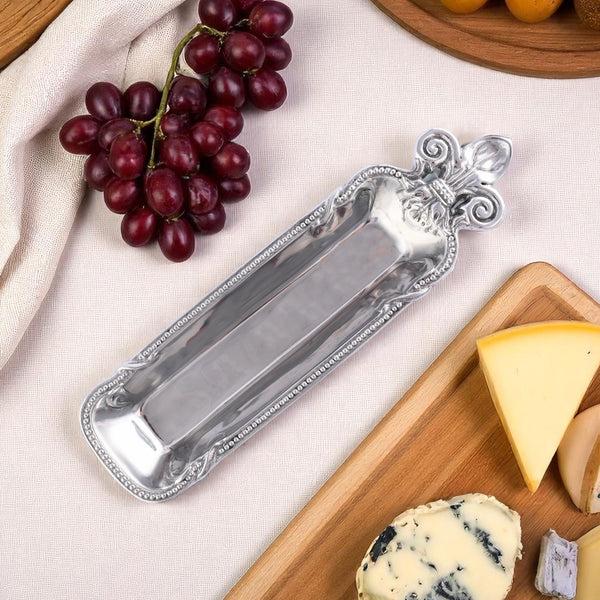 Arthur Court Fleur De Lis Cracker Serving Tray