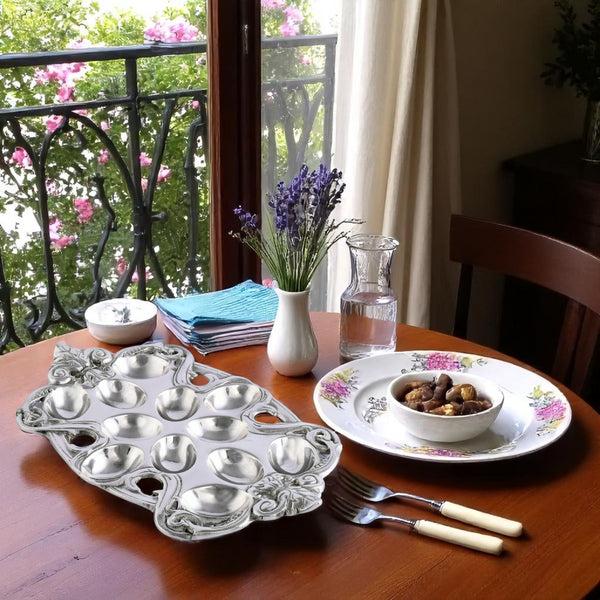 Arthur Court Fleur-De-Lis Deviled Egg Holder