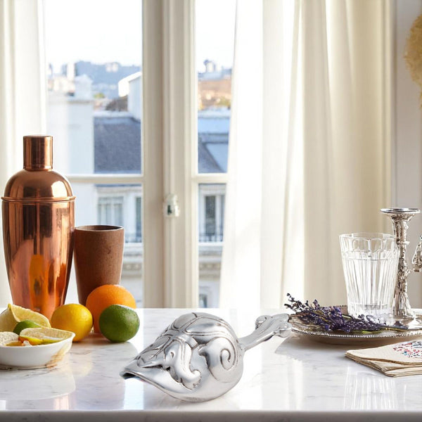 Arthur Court Fleur-De-Lis Ice Scoop