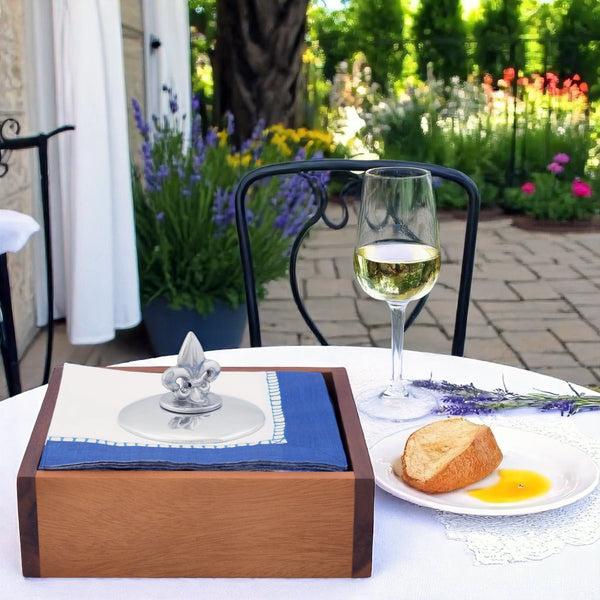 Arthur Court Fleur De Lis Napkin Weight