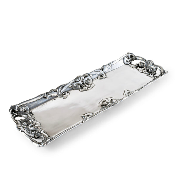 arthur court Fleur-De-Lis Oblong Tray