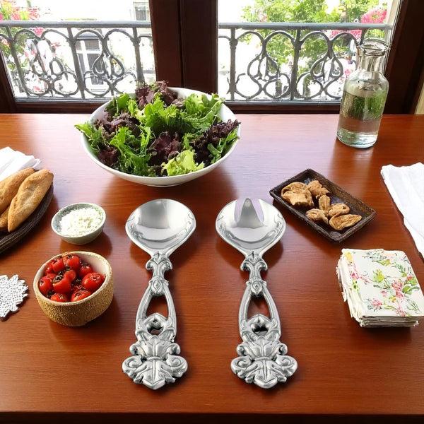 Arthur Court Fleur-De-Lis Open Serving Set