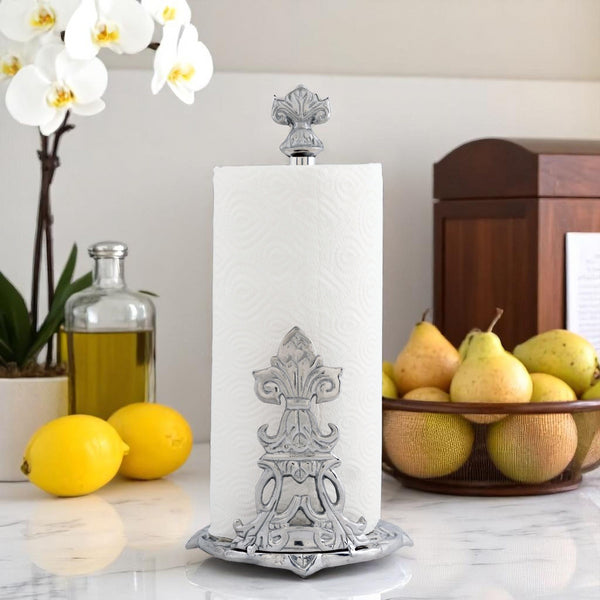 Arthur Court Fleur-De-Lis Paper Towel Holder