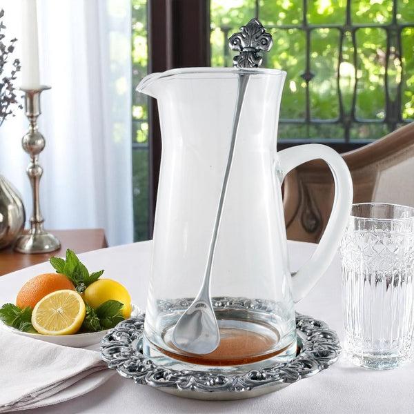 Arthur Court Fleur-De-Lis Pitcher Set