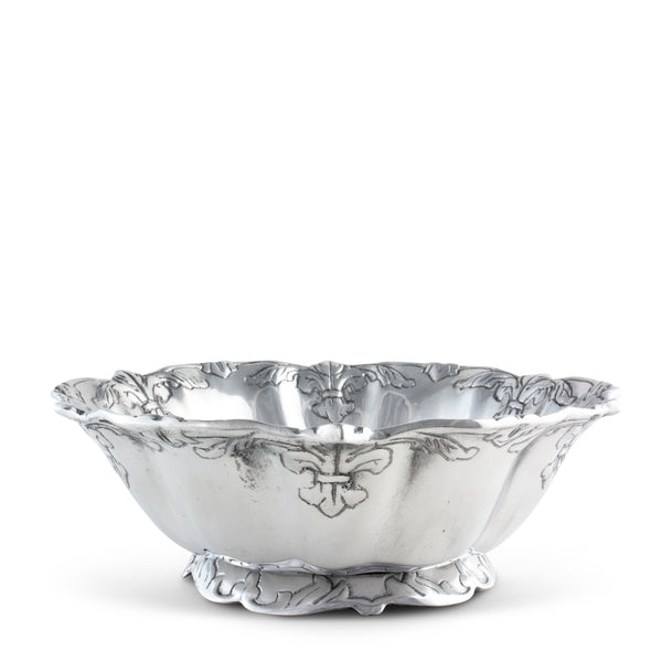 arthur court Fleur-De-Lis Salad Bowl 12