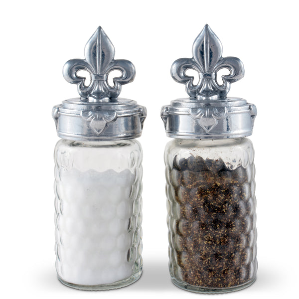 arthur court Fleur-De-Lis Salt and Pepper Set