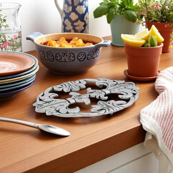 Arthur Court Fleur-De-Lis Trivet