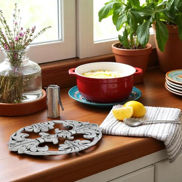 Arthur Court Fleur-De-Lis Trivet