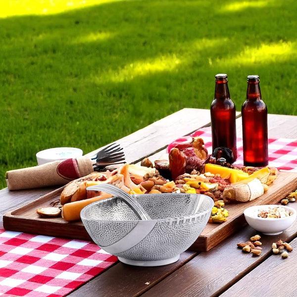Arthur Court Football Condiment Bowl With Spoon
