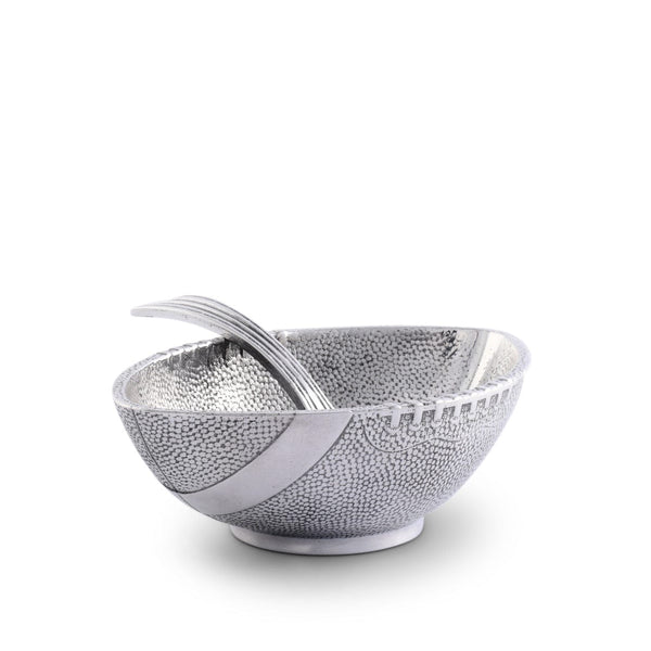 Arthur Court Football Condiment Bowl With Spoon