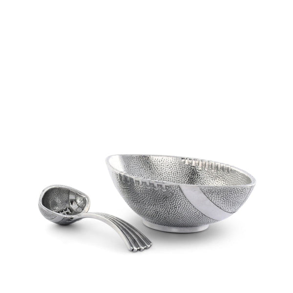 arthur court Football Condiment Bowl with Spoon