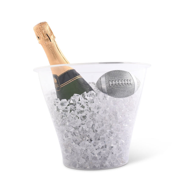 arthur court Football Handle Acrylic Ice Bucket